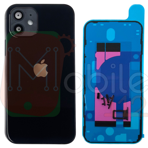 Корпус Apple iPhone 12 (чорний оригінал Китай US)