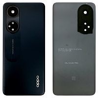 Задняя крышка Oppo A98 CPH2529 (черная Original New со стеклом камеры)