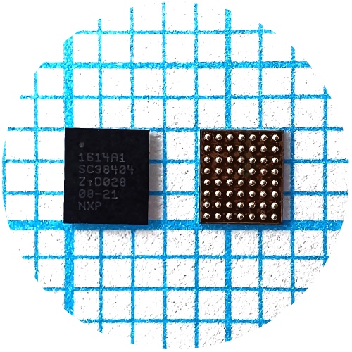 Мікросхема контролер зарядки 1614A1 U2 Оригінал Китай iPhone 12 12 Mini 12 Pro 12 Pro Max фото 2