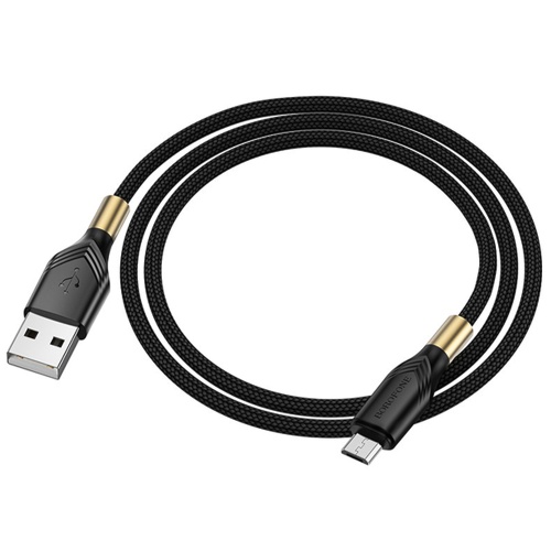 Кабель зарядки Borofone BX92 Advantage USB A - Micro 2.4A 1м фото 2 Кабель зарядки Borofone BX92 Advantage USB A - Micro 2.4A 1м фото 2