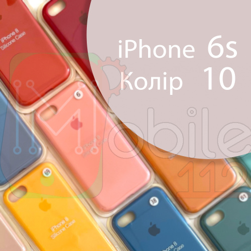 Чохол Silicone case для iPhone 6 6S (сірий №10)