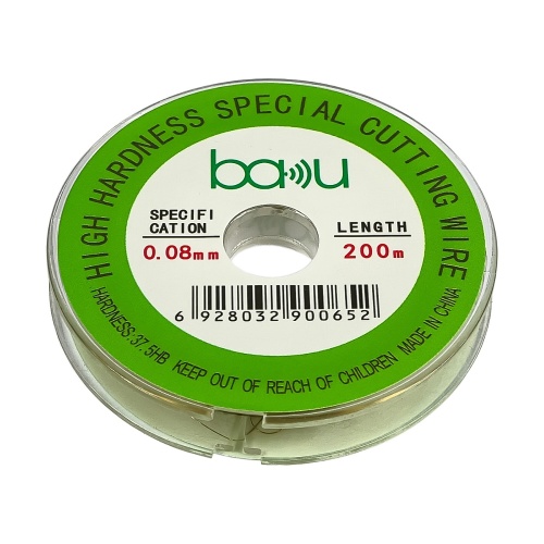 Дріт (струна) Baku 0,08 мм/ 200 м для розділення комплектів дисплей+тачскрін