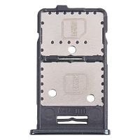 Тримач SIM карти Samsung Galaxy M31s M317F (чорний на 2 SIM)