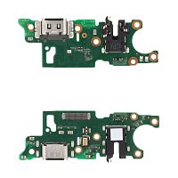 Шлейф Oppo A60 CPH2631 с разъемами зарядки, наушников и микрофоном - нижняя плата (оригинал Китай)