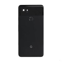 Задняя крышка Google Pixel 2 (черная оригинал Китай со стеклом камеры)