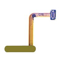Шлейф Samsung Galaxy Z Flip4 F721B з кнопкою включення та сканером відбитка пальця (золотистий оригінал Китай)
