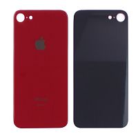 Задня кришка Apple iPhone 8 (червона оригінал Китай з великим отвором)