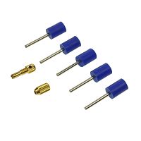 Набор насадок Aida C6 для машинок удаляющих клей OCA, силиконовые цилиндры (5 шт), хвостовик d=3мм