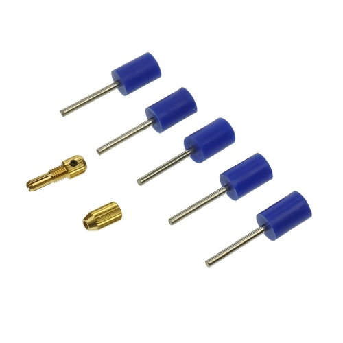 Набор насадок Aida C6 для машинок удаляющих клей OCA, силиконовые цилиндры (5 шт), хвостовик d=3мм