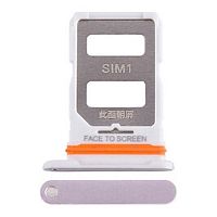 Держатель Sim карты Xiaomi 12 Lite (розовый на 2 Sim)
