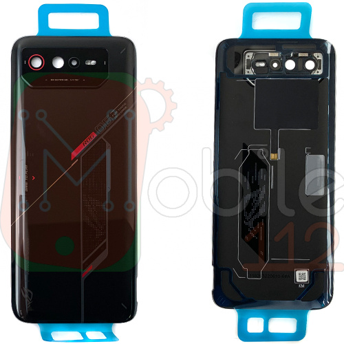 Задня кришка Asus ROG Phone 6 (чорна оригінал 100% зі склом камери)