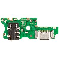 Шлейф Infinix Hot 20s з роз'ємами зарядки, навушників та мікрофоном - нижня плата (AAA)