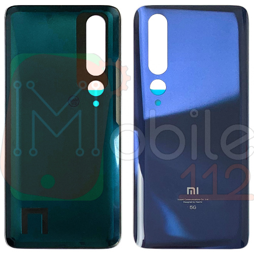 Задня кришка Xiaomi Mi 10 (синя, Twilight Grey оригінал Китай)