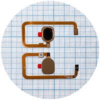 Шлейф Oppo A5s із сканером відбитка пальця (чорний)