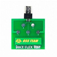 Тестова плата Aida DFT-micro для перевірки контактів роз'єму micro USB на коротке замикання