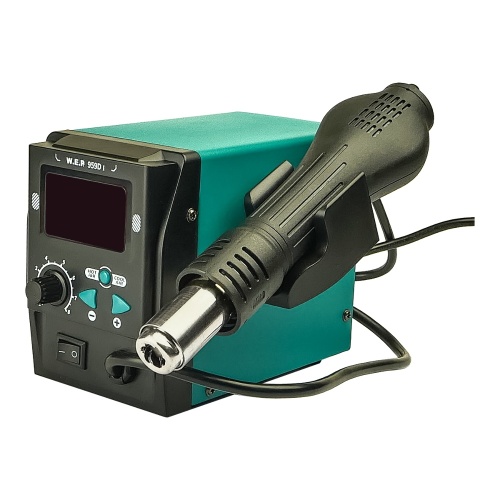 Паяльна станція WEP 959D-I, фен, цифрова індикація, 700W, t 100-500 °C фото 2
