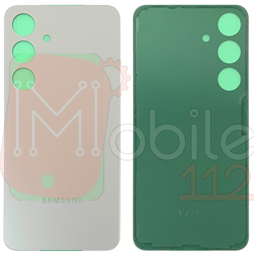 Задняя крышка Samsung Galaxy S24 S921 (серая, Marble Grey оригинал Китай)