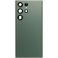 Задняя крышка Samsung Galaxy S23 Ultra 5G S918  (зеленая оригинал Китай со стеклом камеры)