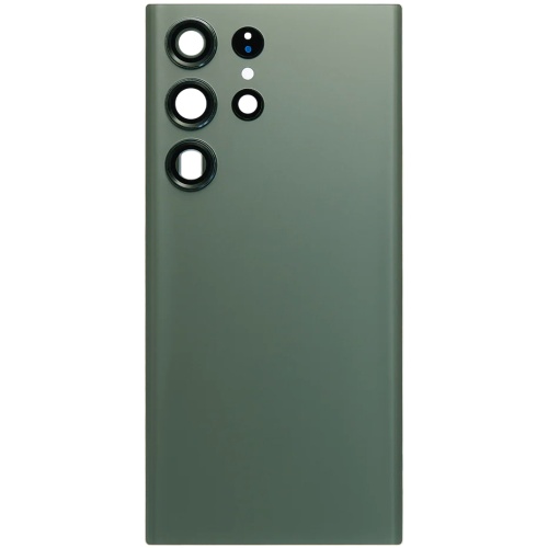 Задня кришка Samsung Galaxy S23 Ultra 5G S918 (зелена оригінал Китай зі склом камери)