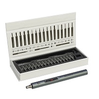 Акумуляторна викрутка Kaisi CS0312A з LED підсвічуванням (20 біт, Mini намагнічувач/ розмагнічувач, USB-Type-C)