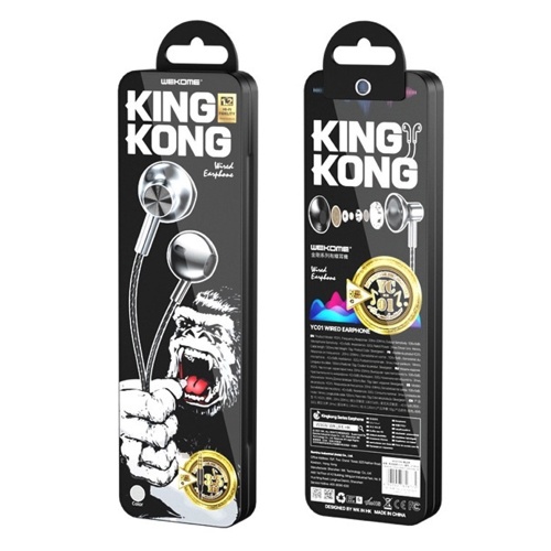 Навушники Wekome king kong YC01 Type-C (чорні) фото 2