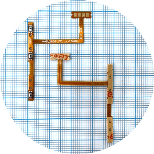 Шлейф Infinix Hot 20 X6826 з кнопками вмикання та гучності фото 2