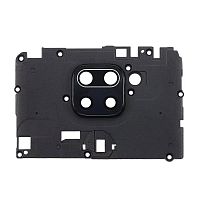 Скло камери Xiaomi Redmi Note 9 4G (з чорною рамкою)