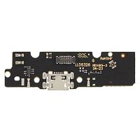 Шлейф Motorola Moto E5 Plus XT1924 з роз'ємом зарядки та мікрофоном - нижня плата (AAA)