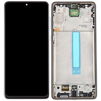 Дисплей Samsung Galaxy A73 5G A736B з тачскріном (OLED Small Glass з рамкою)