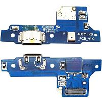Шлейф Huawei Y5 II Honor Play 5 HJC-AN90 з роз'ємом зарядки та мікрофоном - нижня плата (AAA)