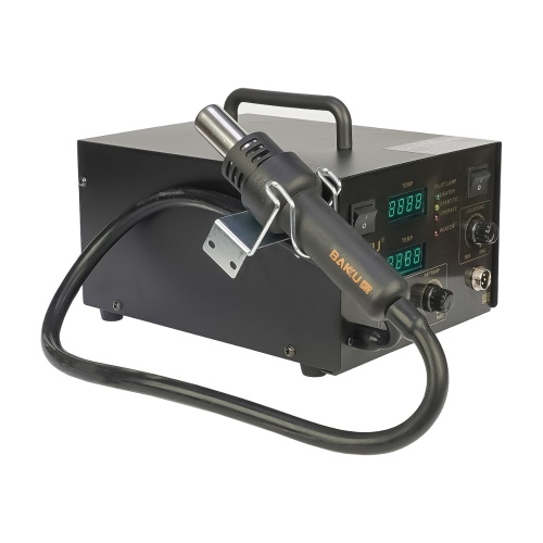 Паяльна станція Baku BK852D+ компресорна, фен, паяльник, цифрова індикація фото 3