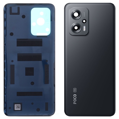 Задня кришка Xiaomi Poco X4 GT 22041216G (чорна оригінал Китай зі склом камери) Задня кришка Xiaomi Poco X4 GT 22041216G (чорна оригінал Китай зі склом камери)