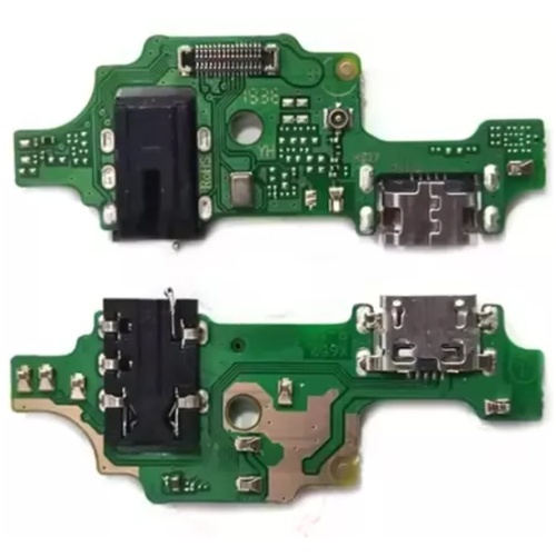 Шлейф Tecno Camon 11s CB7 з роз'ємами зарядки, навушників та мікрофоном - нижня плата (AAA)