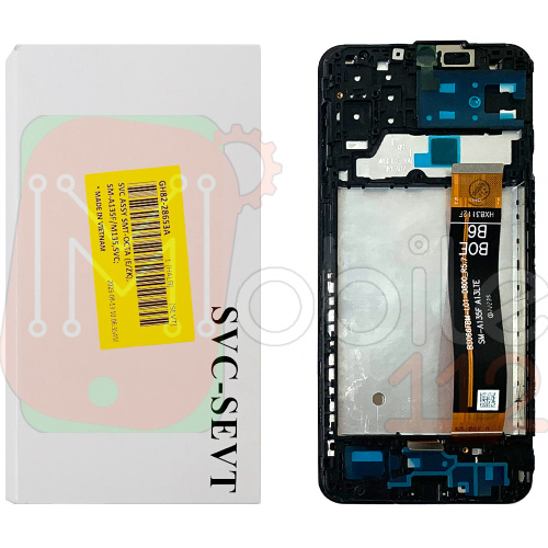 Дисплей Samsung Galaxy A13 4G A135F, M13 M135F з тачскріном та рамкою (SM-A135F BS066FBM-L01-D800-R5.7 оригінал OEM SP)