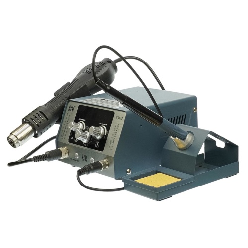 Паяльная станция прецизионная Kaisi 8512P, фен, паяльник T12, цифровая индикация фото 2