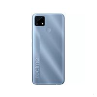 Задня кришка Realme C25, C25s (синя зі склом камери)