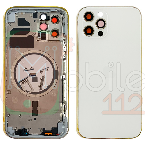 Корпус Apple iPhone 12 Pro (сріблястий оригінал Китай EU)