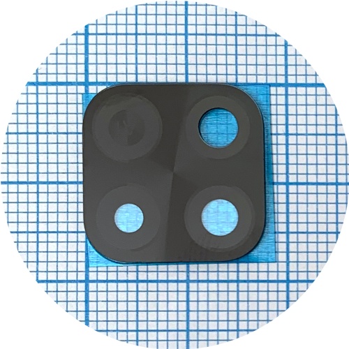 Скло камери Xiaomi Redmi 10C Poco C40 (чорне) фото 2