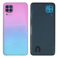 Задняя крышка Huawei P40 Lite JNY-LX1 (розовая оригинал Китай со стеклом камеры)