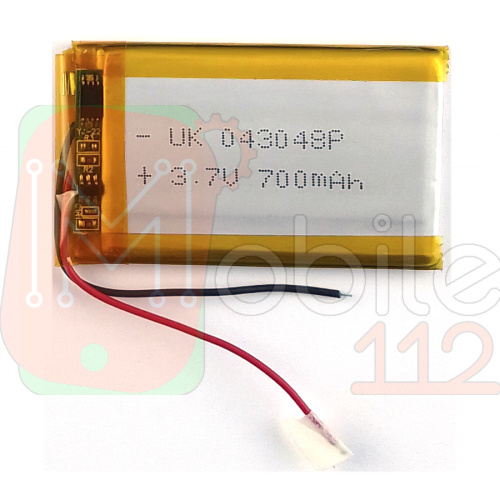 Акумулятор універсальний 043048P 50 х 30 х 4 мм, 700 mAh 3.7 V