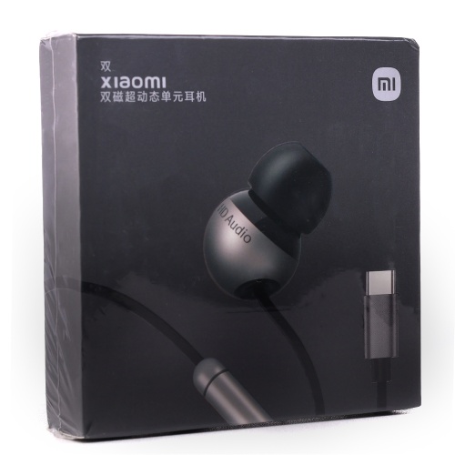 Навушники Xiaomi Mi Type-C Dual Magnetic Super Dynamic Unit Earphone (чорні) фото 2