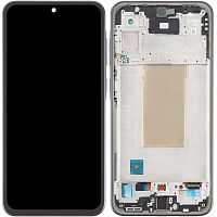 Дисплей Samsung Galaxy A36 5G A366 з тачскріном (оригінал OEM SP із чорною рамкою)