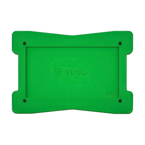 Майданчик силіконовий, двосторонній 2UUL для трафаретів BGA 1мм/2мм, магнітний, термостійкий, з 2мя лопатками для нанесення BGA фото 4