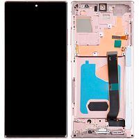 Дисплей Samsung Galaxy Note 20 Ultra N985 з тачскріном (OLED Small Glass із бронзовою рамкою)
