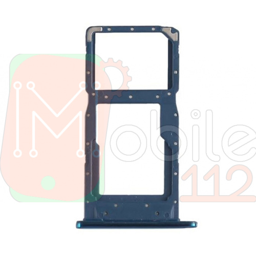 Тримач Sim картки Huawei P Smart Plus 2019 (синій 2 SIM (1 SIM + Micro SD))