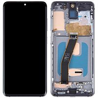 Дисплей Samsung Galaxy S20 G980F G981 з тачскріном (IN-CELL із сірою рамкою)