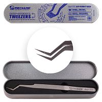 Пінцет Mechanic Aac-17L вигнутий гострий, антимагнітний, 140 мм