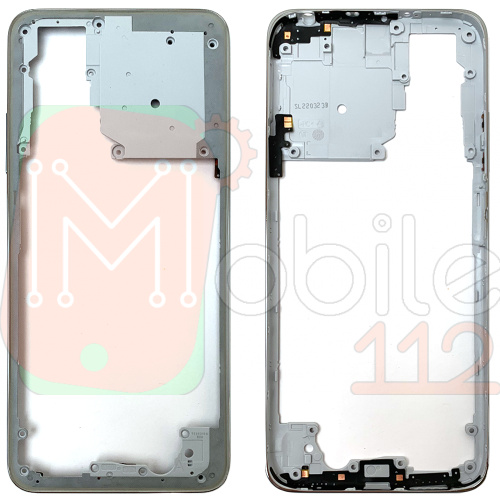Рамка корпусу Xiaomi Redmi Note 11, Redmi Note 11S (срібляста)