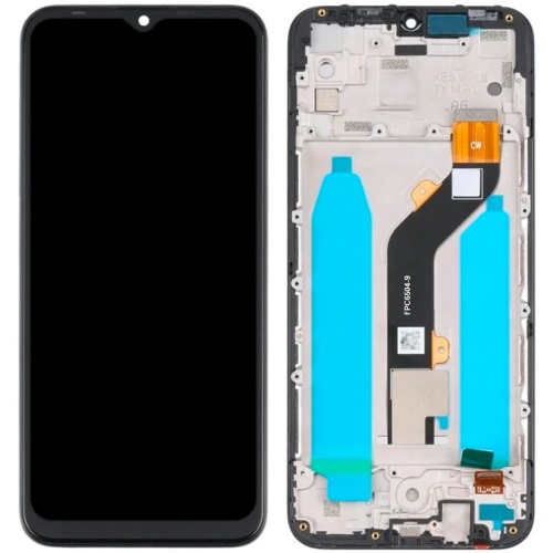 Дисплей Tecno Spark 6 Go KE5j з тачскріном (FPC6504-9 з рамкою)