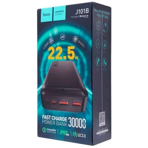 Power Bank Павербанк Hoco J101B Astute 22.5W 30000mAh фото 3 Power Bank Павербанк Hoco J101B Astute 22.5W 30000mAh фото 3